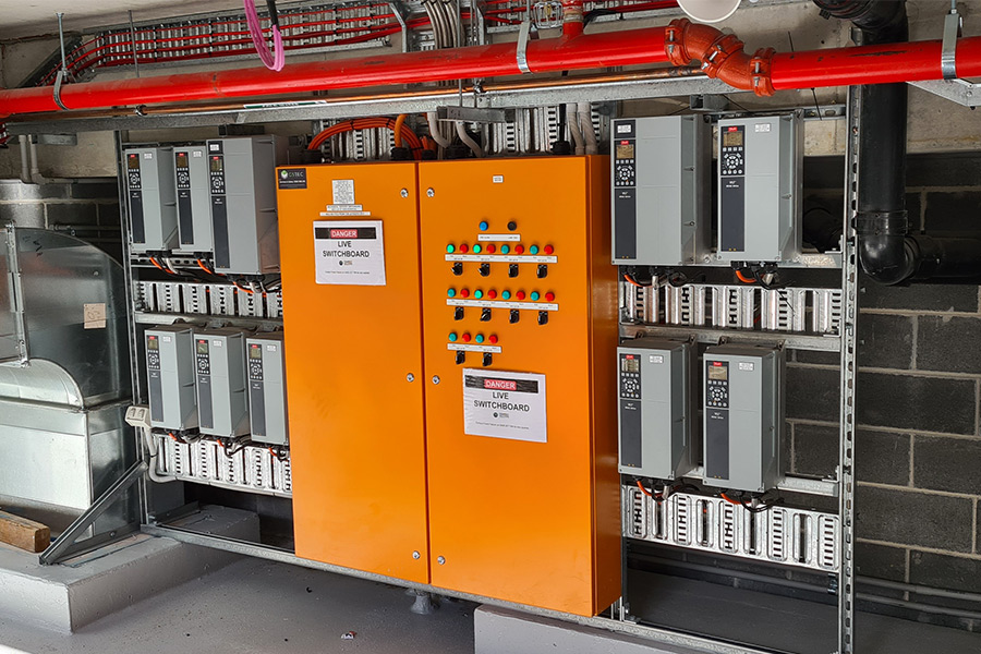 image presents Mechanical Services Switchboard and Variable Speed Drives